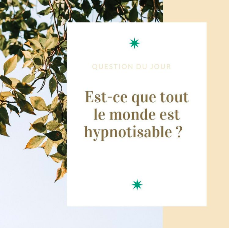 Lire la suite à propos de l’article Est-ce que tout le monde est hypnotisable ?